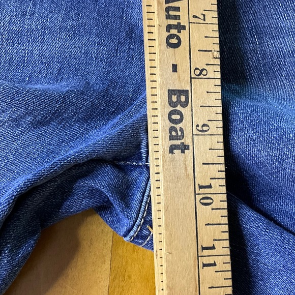 d. jeans Womens‎ Blue Denim Capri Pants Cuffed Jeans Size 30/30 - Picture 4 of 5